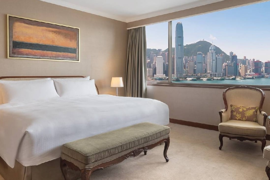 A room with a view at the Lan Kwai Fong Hotel in Hong Kong, one of eight we found that offer staycation deals for under HK$1,000 (US$130) a night. Photo: Lan Kwai Fong Hotel