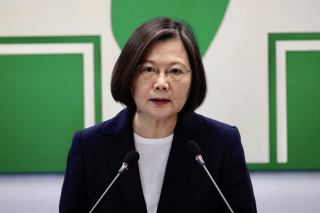 The administration of Taiwanese President Tsai Ing-wen has proposed increasing the island’s defence spending to record levels. Photo: EPA-EFE