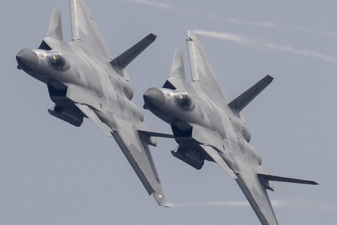 China’s advanced J-20 jet fighter is the template for a two-seater stealth aircraft in development. Photo: Xinhua