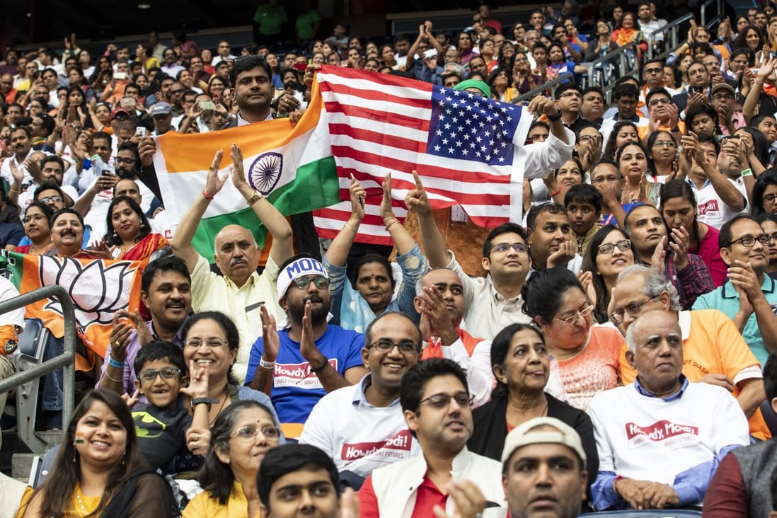 About 50,000 Indian-Americans attended a ‘Howdy Modi’ event in Houston last September. But not all of the Indian diaspora in the country supports his government. Photo: Bloomberg