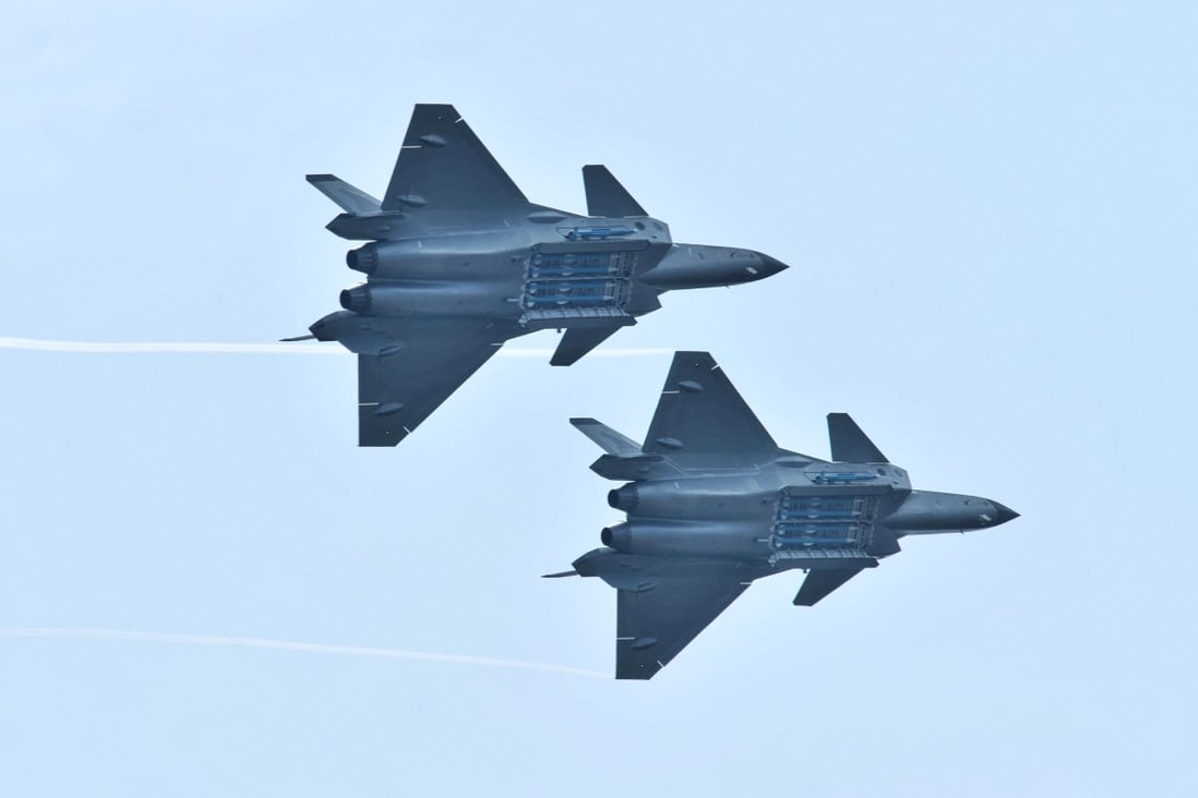 China’s J-20 stealth fighters can fly at an altitude of more than 20,000 metres – an important factor in the Himalayas. Photo: Reuters