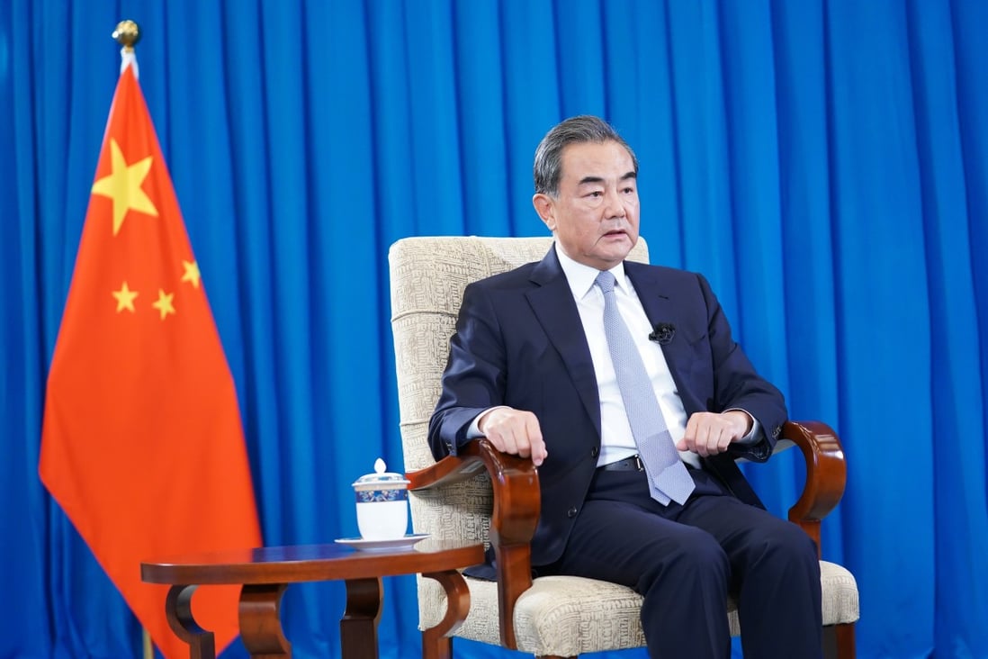 Wang Yi said the US demand was “absurd”. Photo: Xinhua