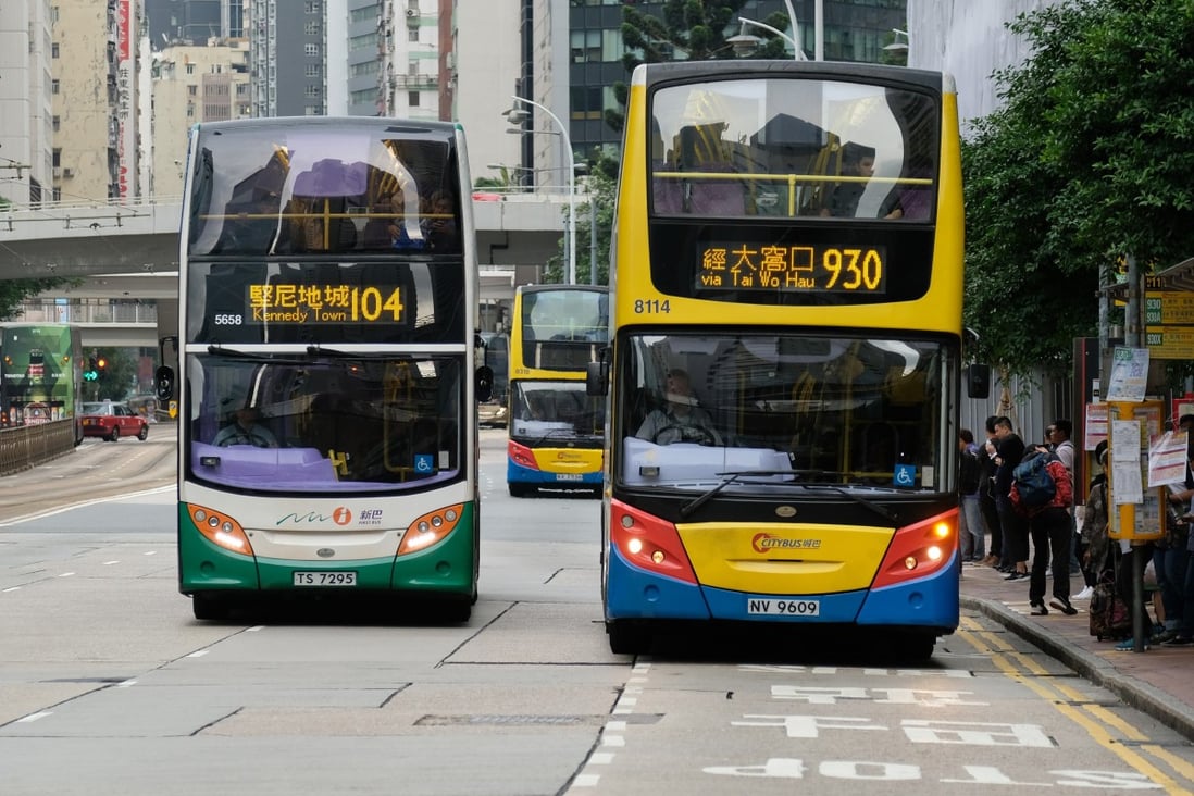 Bus ridership has been hit hard in Hong Kong and the bus firms have seen profits tumble. Photo: Fung Chang