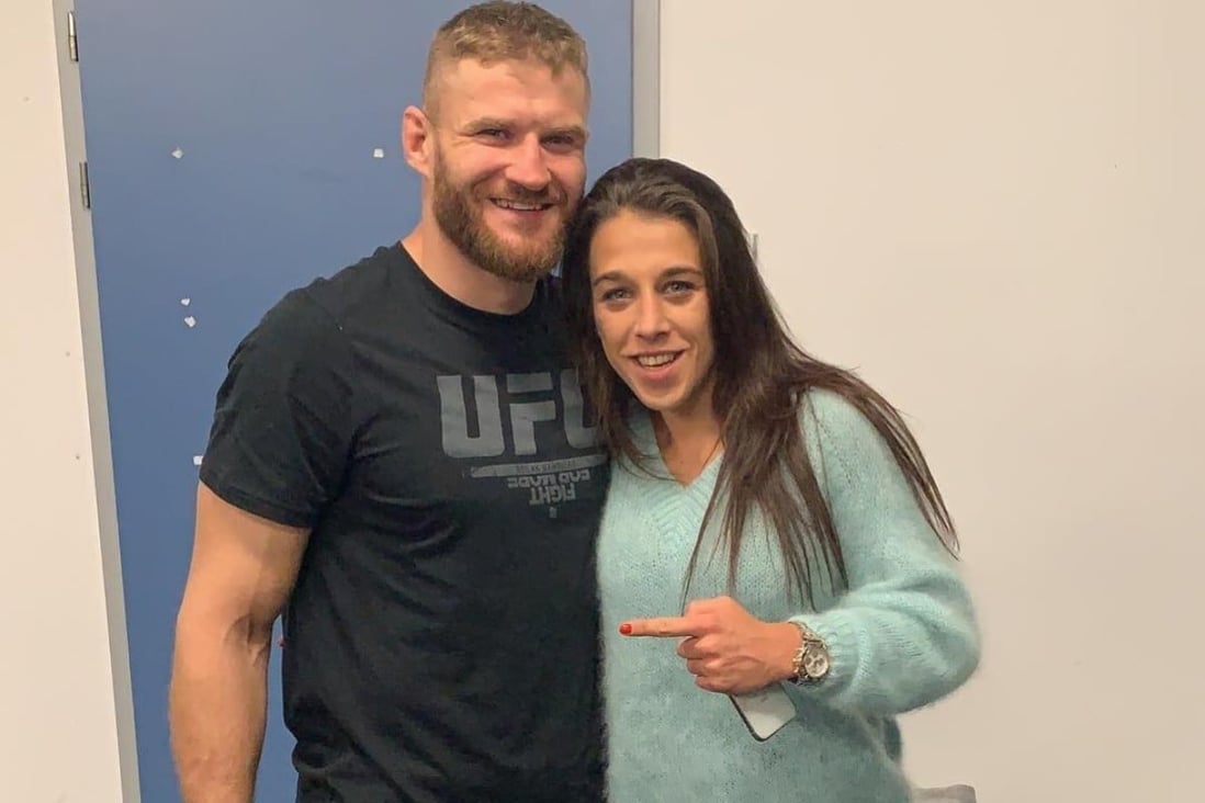 Jan Blachowicz with Joanna Jedrzejczyk. Photo: Instagram