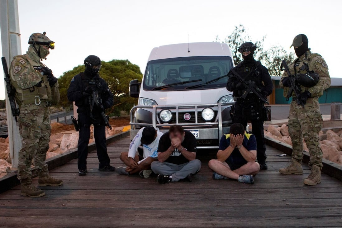 Australian police make a seizure of meth. File photo: Reuters