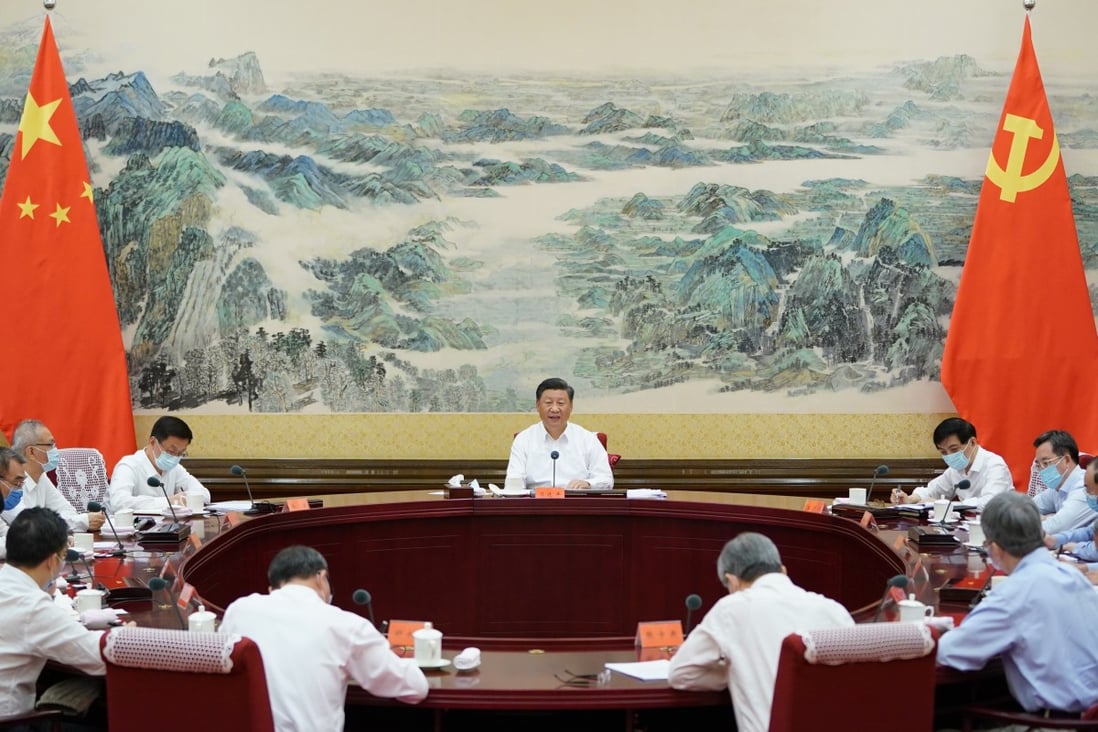 China President Xi Jinping was speaking at a symposium with state economists and sociologists in Beijing, according to the official Xinhua News Agency in comments published on Monday. Photo: Xinhua