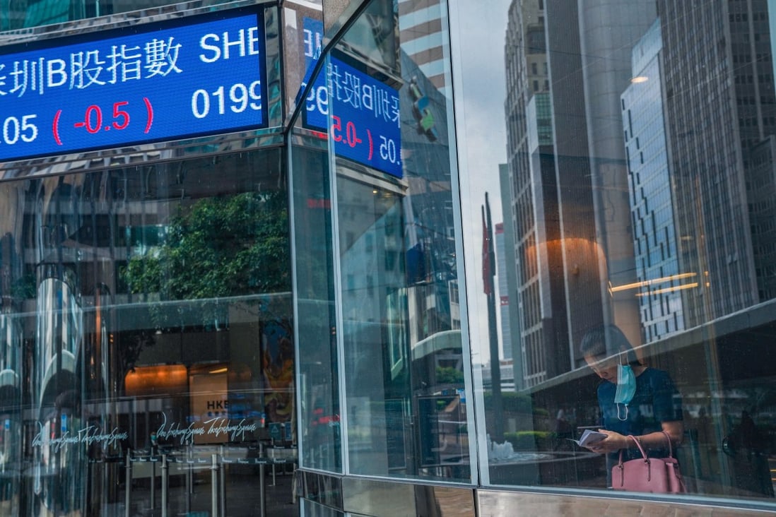 The Exchange Square complex, which houses the Hong Kong stock exchange, in Hong Kong. Photo: Bloomberg