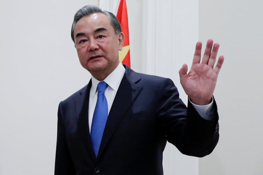 Chinese Foreign Minister Wang Yi in Rome on Tuesday, on the first stop of his European tour. Photo: Reuters