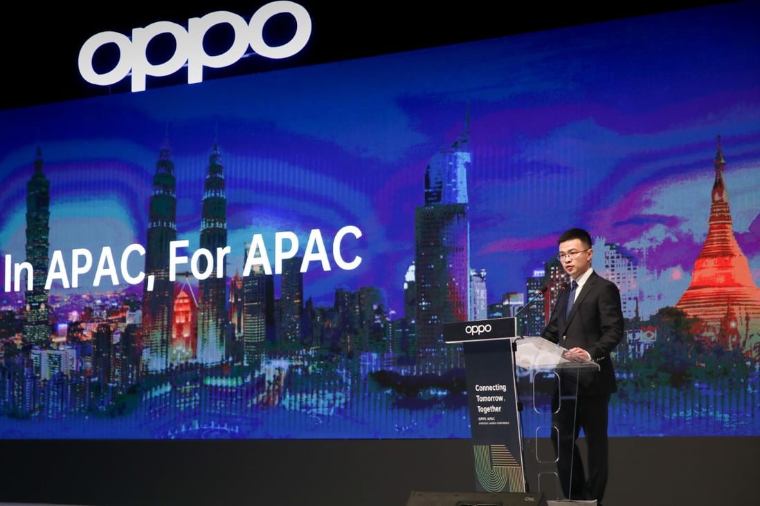 Oppo Asia-Pacific president Jimmy Yi said the company’s own short video platform will be introduced in the second half of this year. Photo: Handout
