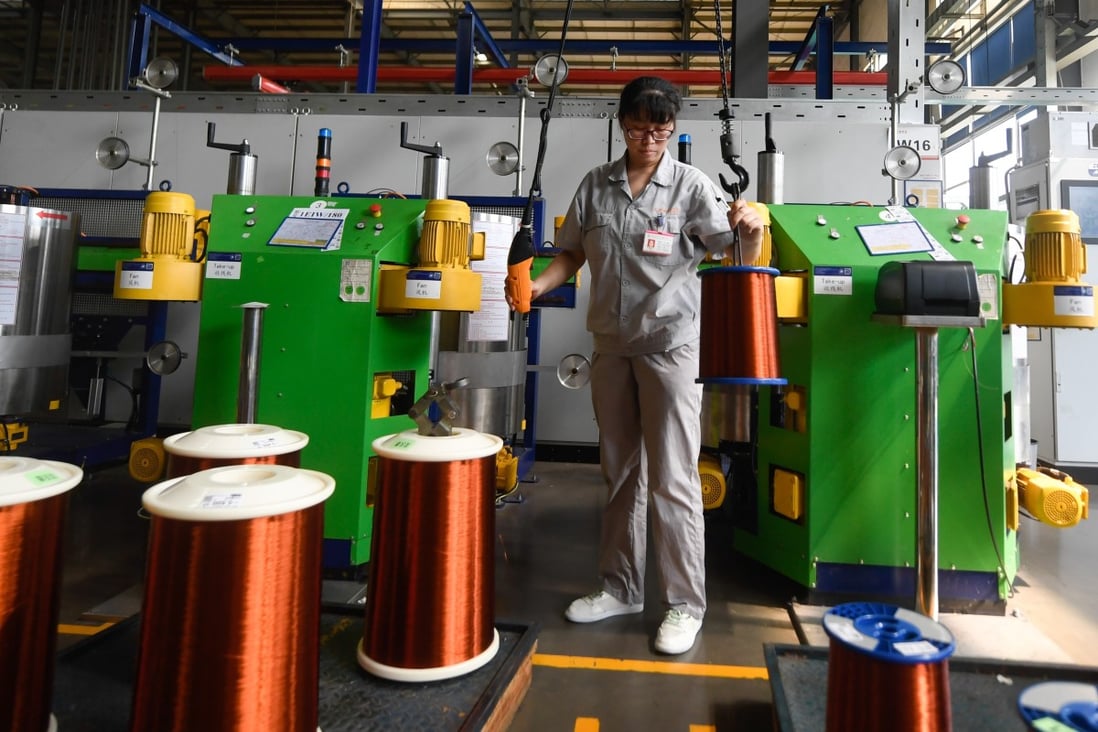 In July, profits of industrial firms saw a year on year increase of 19.6 per cent, from an increase of 11.5 per cent in June, data from the National Bureau of Statistics (NBS) showed on Thursday. Photo: Xinhua
