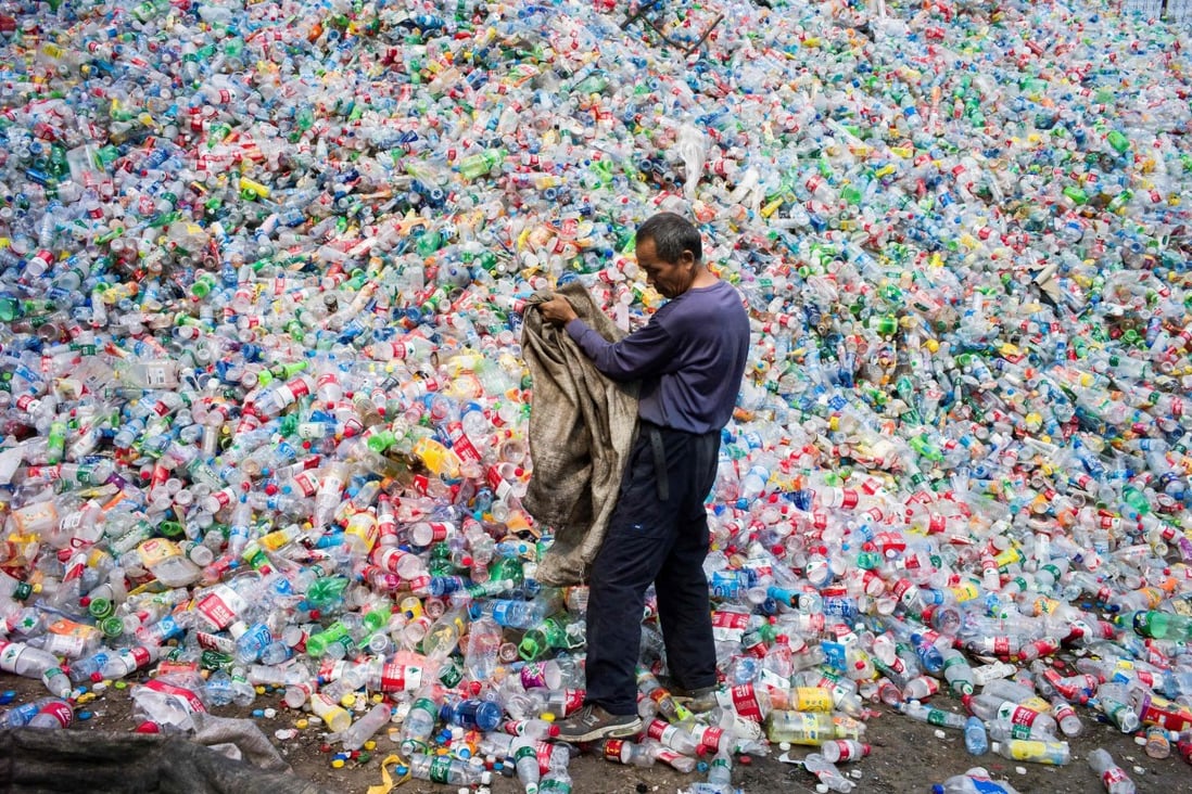 In 2015, a Chinese labourer was pictured sorting out plastic bottles for recycling in Dong Xiao Kou village, on the outskirts of Beijing. But in 2018 China refused to become one of the world’s dumping grounds and stopped importing rubbish from other countries. Now criminal gangs are illegally importing waste. Photo: AFP