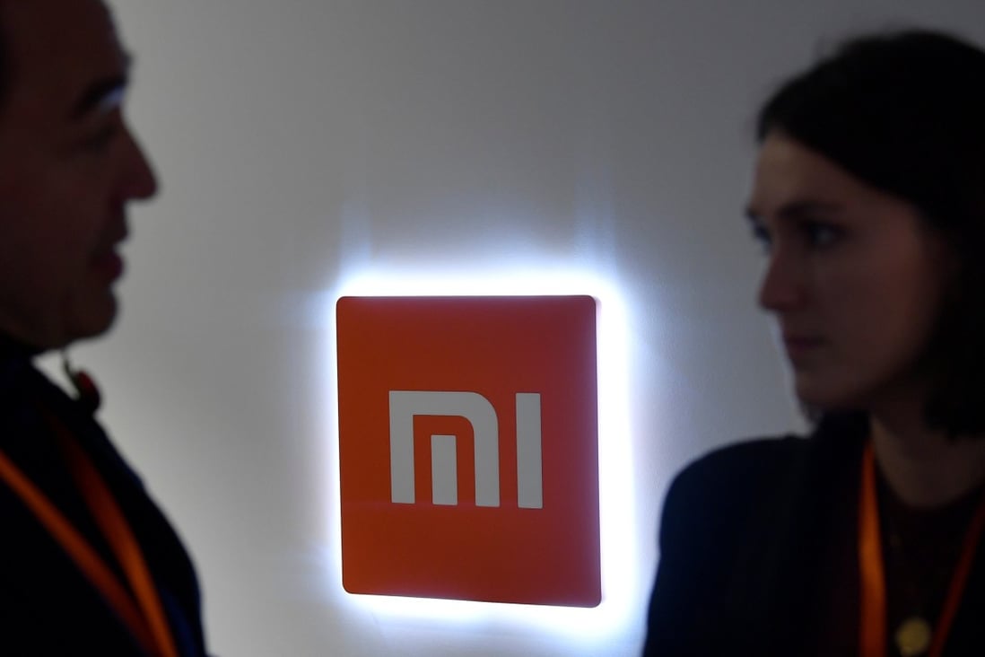 Xiaomi branding is seen at a UK launch event in London, Britain, November 8, 2018. Photo: Reuters