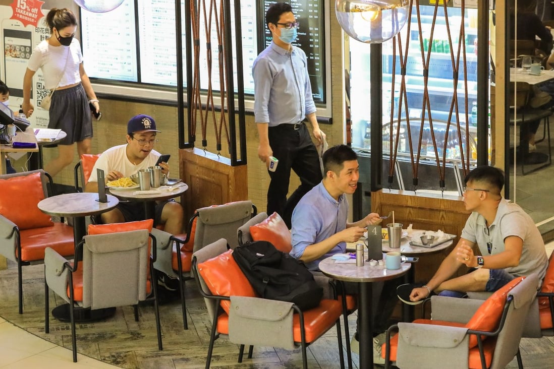 Hong Kong restaurants will be allowed to serve dine-in guests until 9pm from Friday. Photo: May Tse