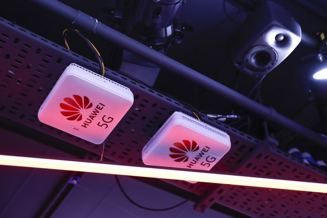 Huawei 5G equipment at the Huawei 5G Innovation and Experience Center in London. Photo: Xinhua