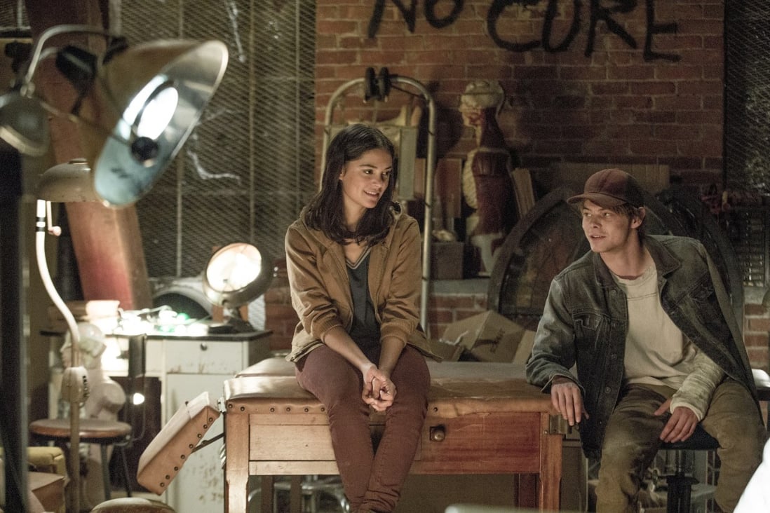 Blu Hunt and Charlie Heaton in a still from The New Mutants (category IIA), directed by Josh Boone. Maisie Williams and Anya Taylor-Joy co-star.
