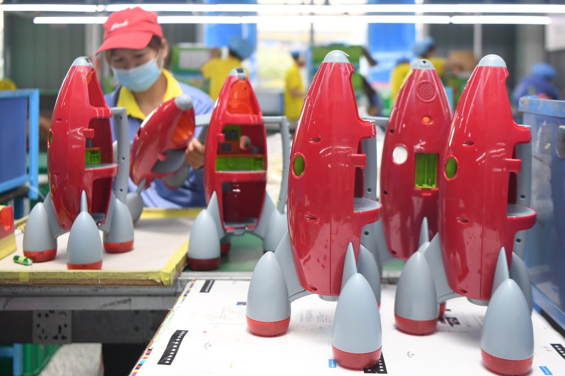 China’s official manufacturing purchasing managers’ index (PMI) for August stood at 51.0, with a reading above 50.0 suggesting growth in factory output. Photo: Xinhua