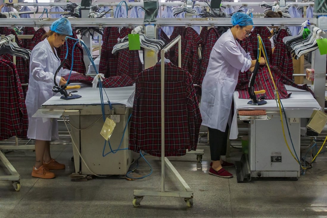 Caixin/Markit manufacturing purchasing managers’ index (PMI) rose to 53.1 in August from 52.8 in July, with a reading above 50 signifying growth. Photo: AP
