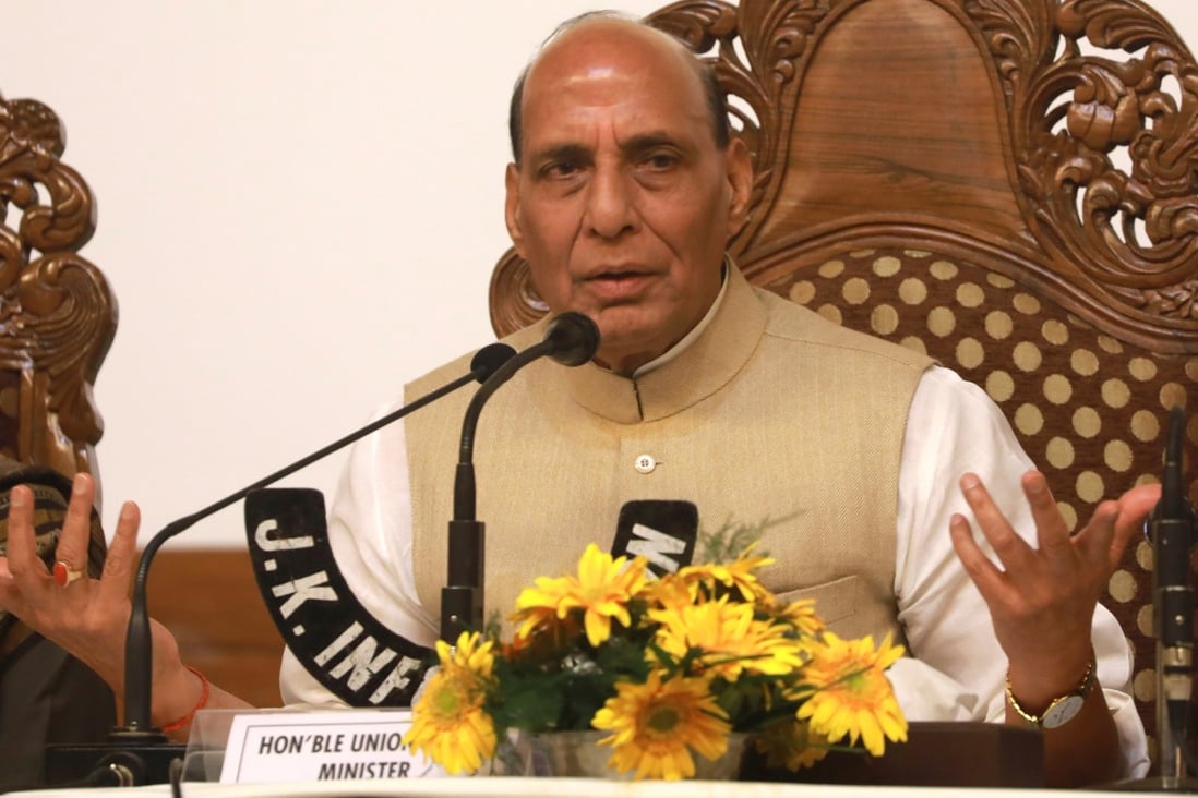 Indian Foreign Minister Rajnath Singh is expected to meet his counterpart from China at the Shanghai Cooperation Organisation meeting in Russia. Photo: EPA-EFE