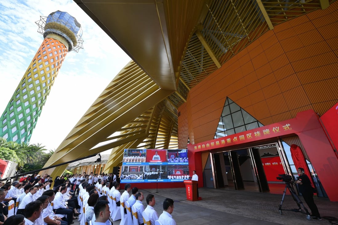 Several industrial parks were recently unveiled across Hainan province, which China intends to build into a globally influential free-trade port by the middle of the century. Photo: Xinhua
