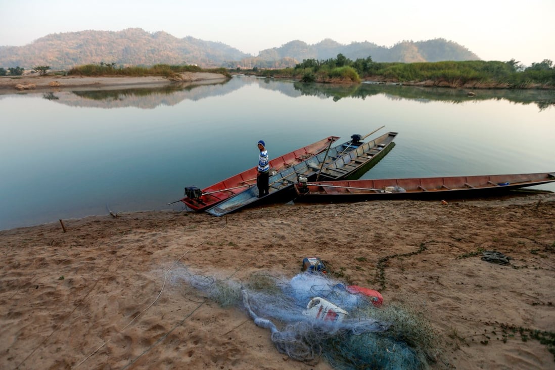 A fisherman on the Mekong. Photo: Reuters