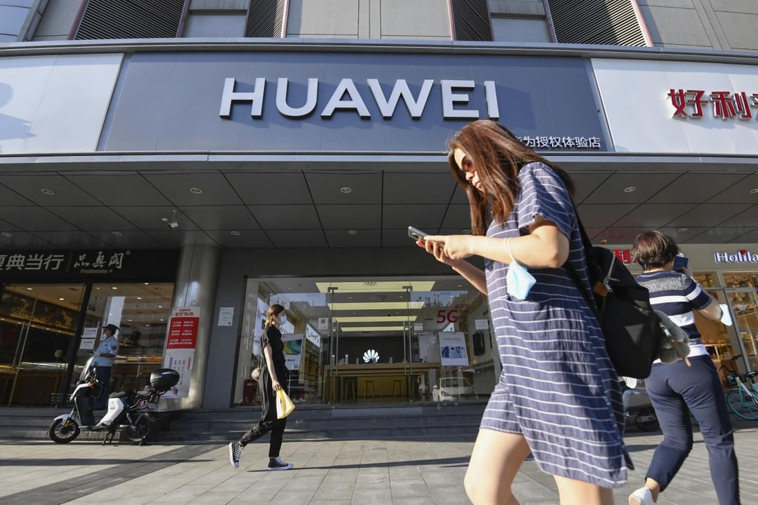 Huawei Technologies’ proprietary Harmony operating system, which will be in all of the company’s smartphones from next year, can also be used in smart speakers, wearables and in-vehicle systems. Photo: Kyodo