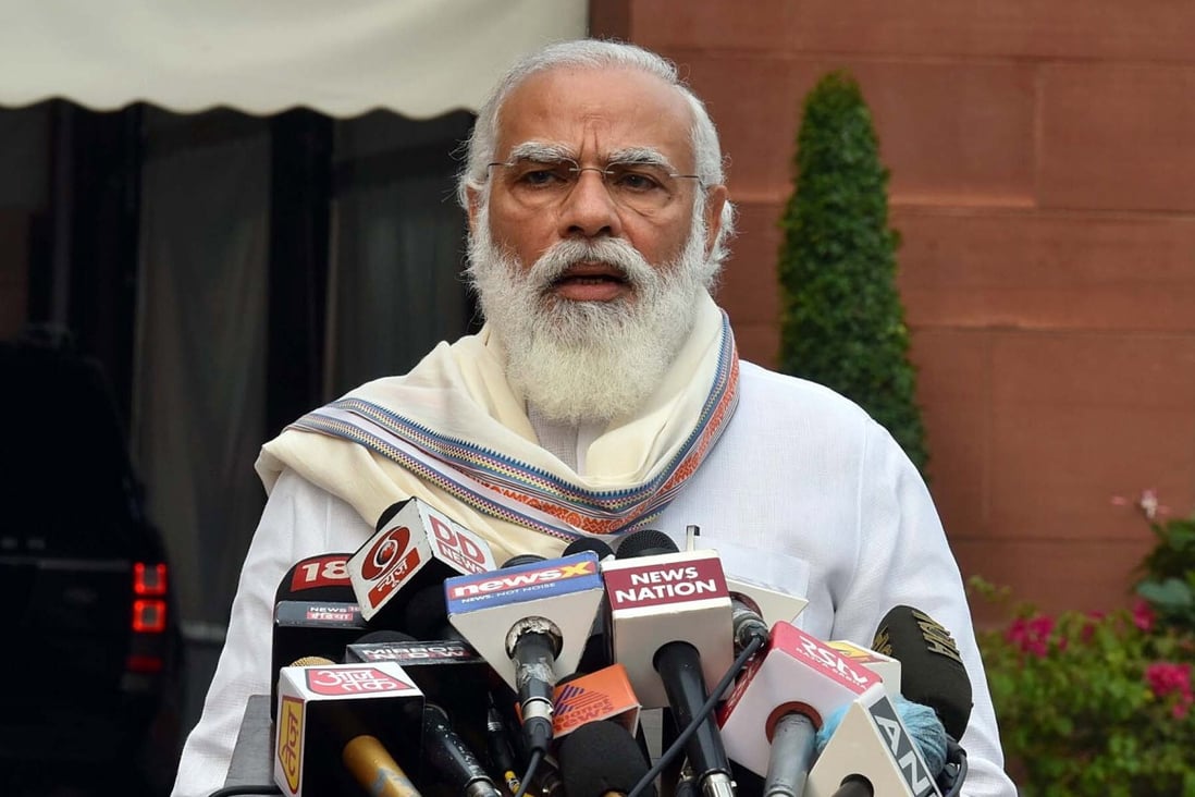 Indian Prime Minister Narendra Modi pictured in New Delhi on September 14. Photo: EPA