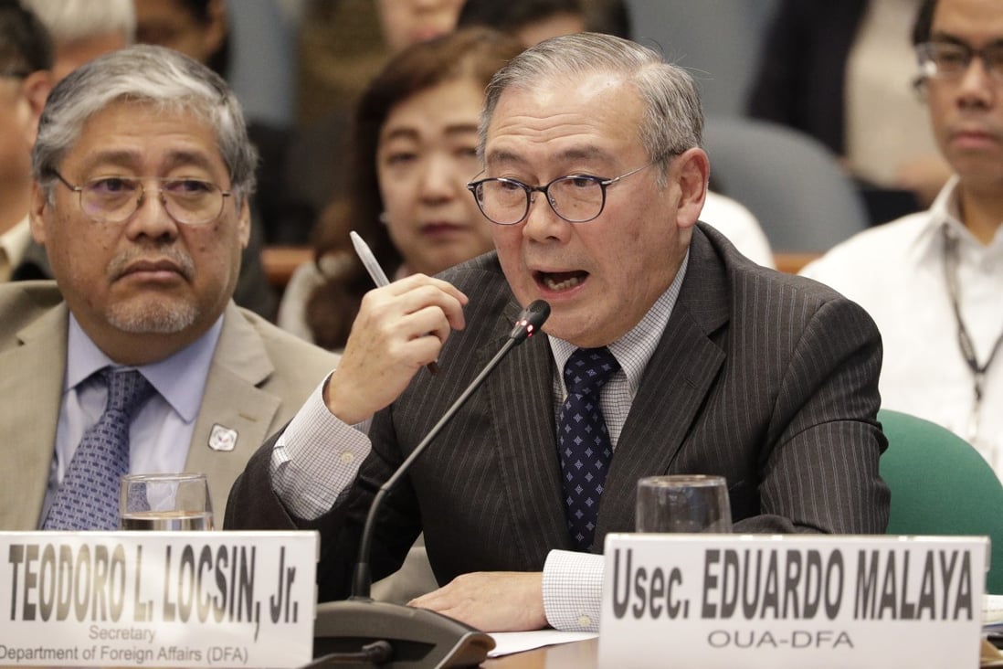 Philippine Secretary of Foreign Affairs Teodoro Locsin Jnr pictured in February. Photo: AP