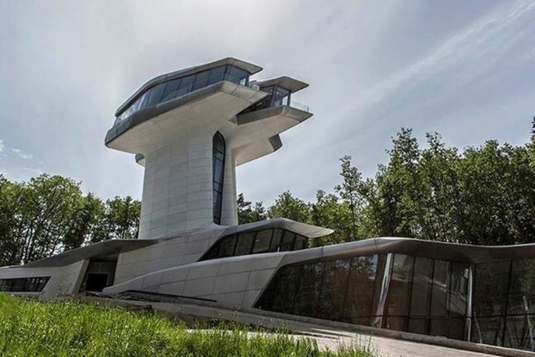 Fit For The Russian James Bond Zaha Hadid S Us 140 Million Spaceship House Features An Elevated Master Bedroom Nestled Among The Trees And An Underground Nightclub South China Morning Post