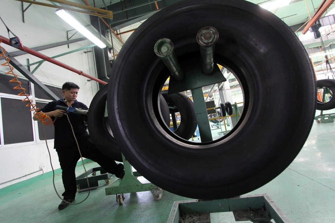 China is looking to make home-grown strides in innovative technology, such as the development of advanced aircraft tyres and computer chips, to reduce its reliance on the United States. Photo: EPA