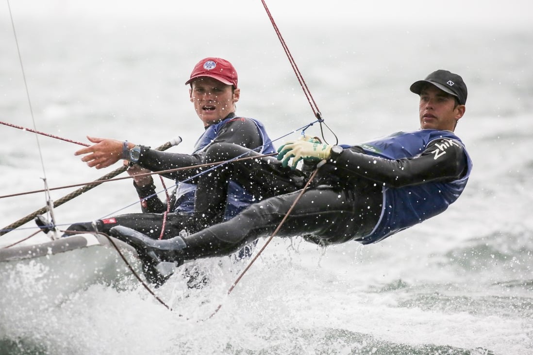 Calum Gregor, a member of the RHKYC Team Agiplast, will not get a chance to compete in the Youth America’s Cup, but the objectives remain alive. Photo: Handout