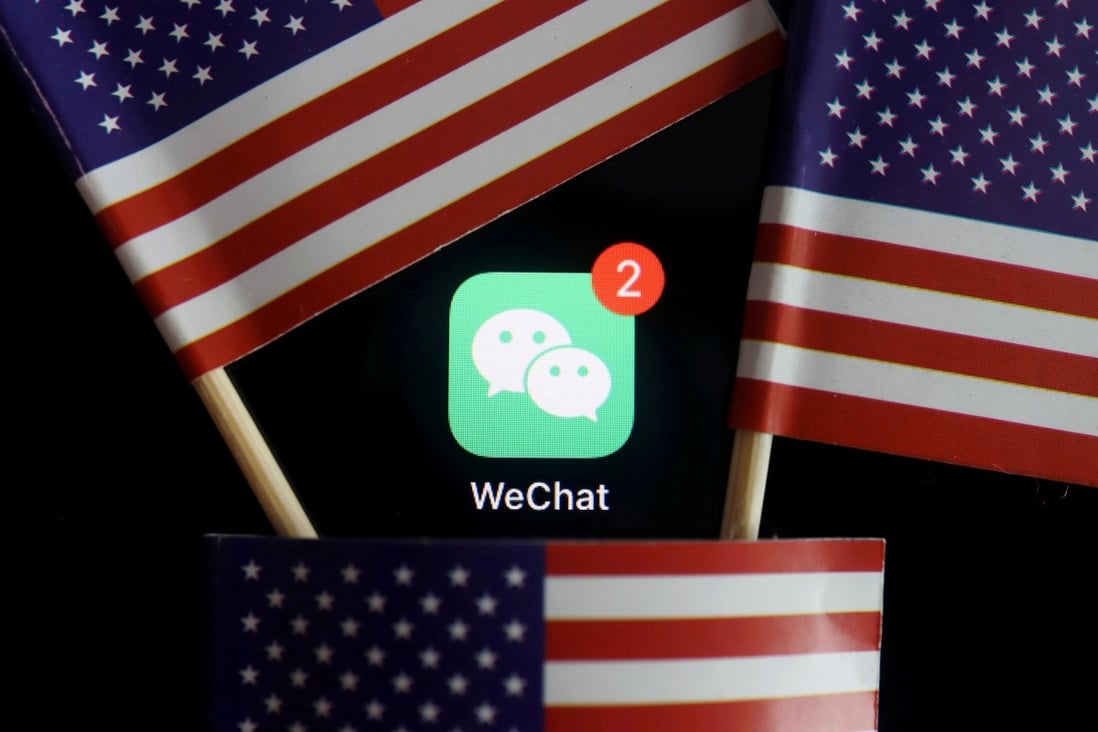 Tencent Holdings’ popular multipurpose app WeChat can still be used in the US after a California court issued a preliminary injunction against a Trump administration order banning the app. Photo: Reuters