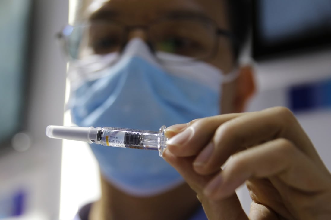 Four of the nine experimental vaccines undergoing phase 3 trials worldwide have been developed by Chinese companies. Photo: EPA-EFE