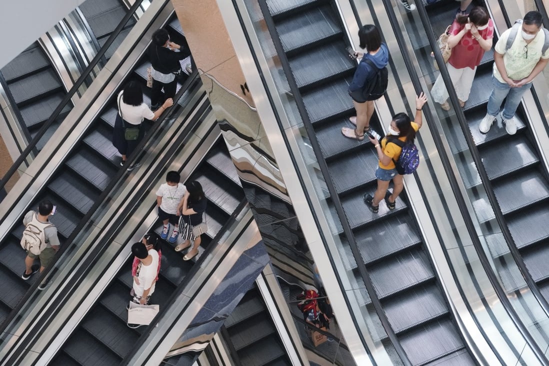 Shoppers return to a mall in Kowloon Tong, Hong Kong, on September 13 as the social-distancing rules against the coronavirus are relaxed. Economies must move away from models that focus on moving up the GDP growth ladder. Photo: Felix Wong