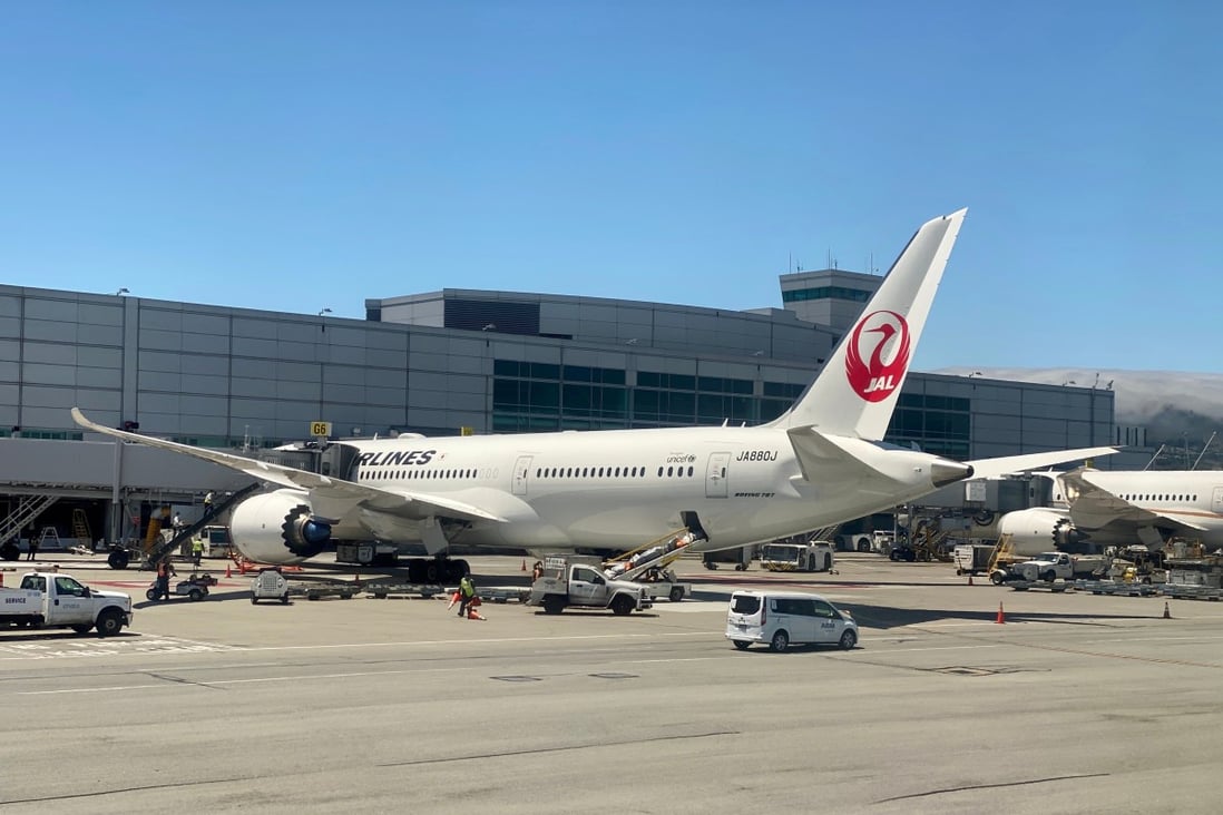 Japan Airlines (JAL) plans to operate a 206-seat Boeing 787-8 aircraft on the Guangzhou route from October 2. Photo: AFP
