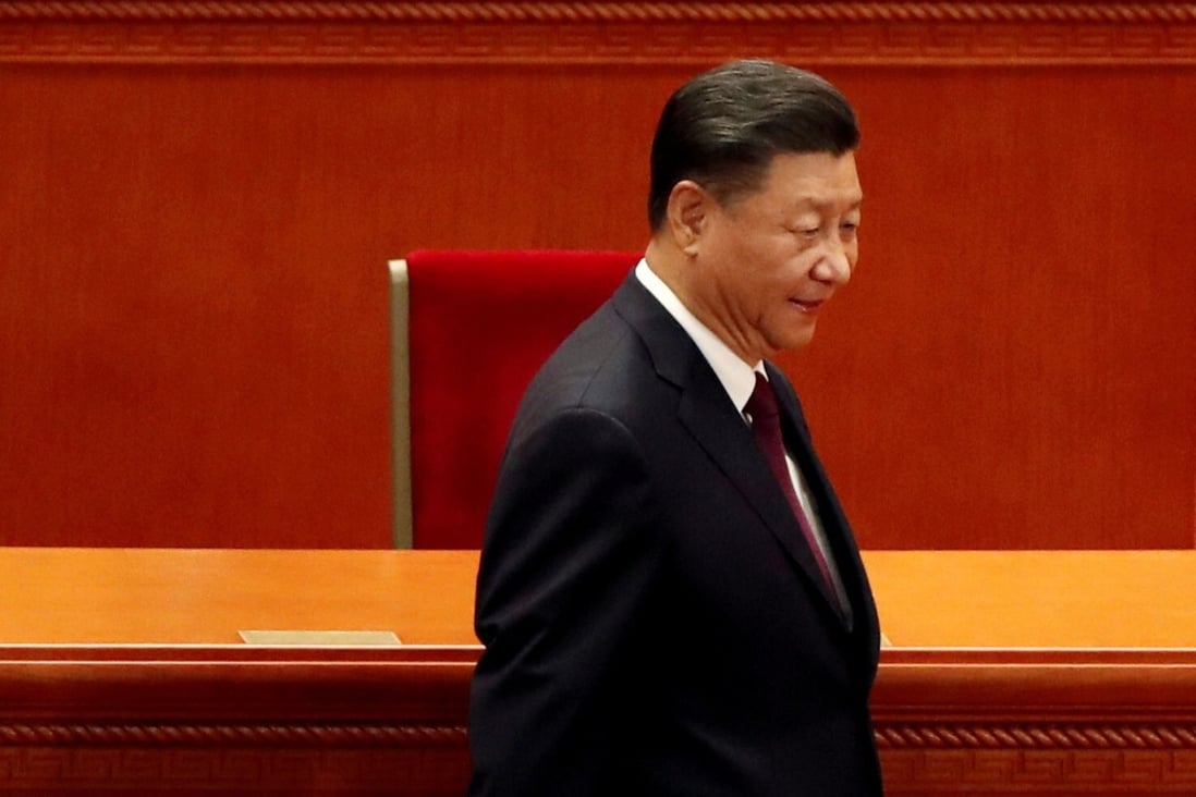 Chinese President Xi Jinping arrives for a meeting at the Great Hall of the People in Beijing. Photo: Reuters
