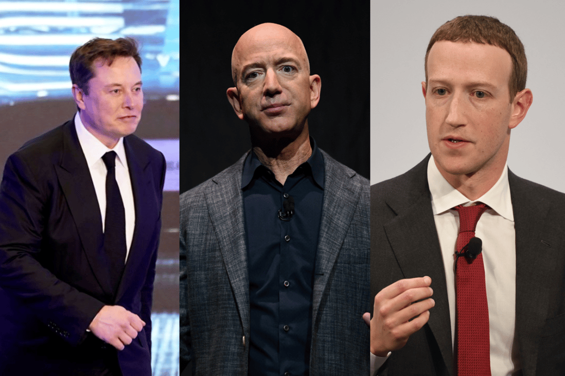 Bill Gates Elon Musk Mark Zuckerberg And Jeff Bezos Top The World S 12 Richest Tech Billionaires List Worth A Collective Us 990 Billion South China Morning Post Born january 12, 1964) is an american internet entrepreneur, industrialist, media proprietor, and investor.