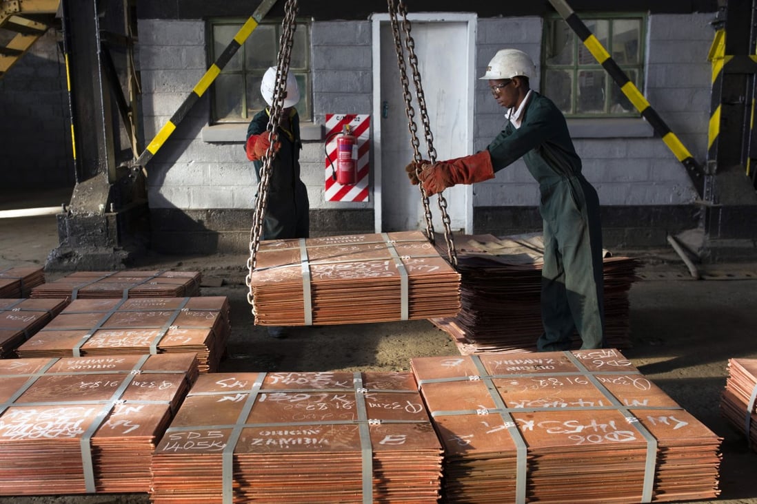 Zambia’s debt problems began with a slump in the price of copper, its principal export. Photo: Getty Images