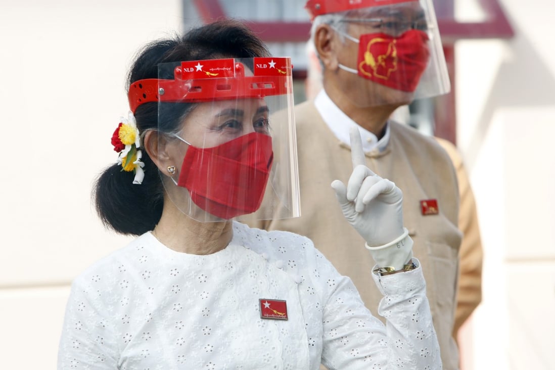 Myanmar leader Aung San Suu Kyi. Photo: AP