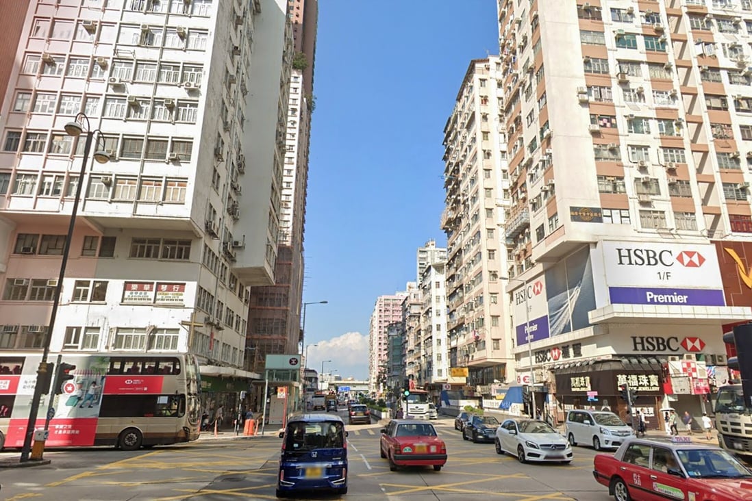 The junction of Nathan Road and Waterloo Road in Hong Kong’s Yau Ma Tei, where a daylight robbery occurred. Photo: Google Maps