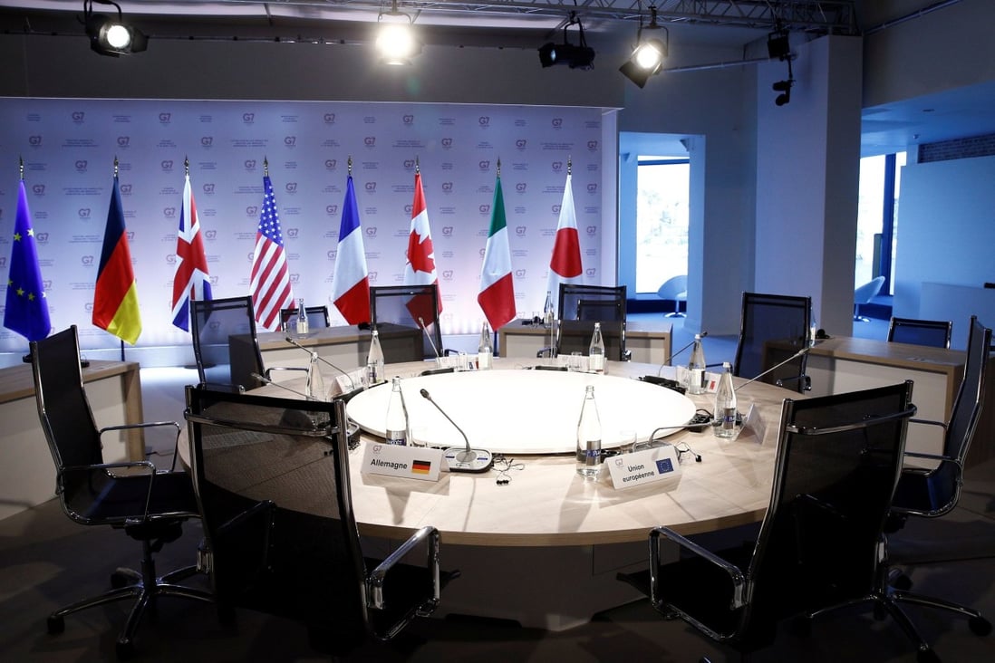 Ministers of G7 nations met on Friday at a meeting hosted by the US Secretary of the Treasury Steven Mnuchin, and also attended by the World Bank and the International Monetary Fund. Photo: AFP