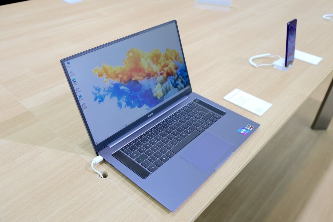 Huawei's more affordable sub-brand Honor showcased its MagicBook Pro laptop at IFA 2020 in Berlin this month. Photo: Jamie Carter