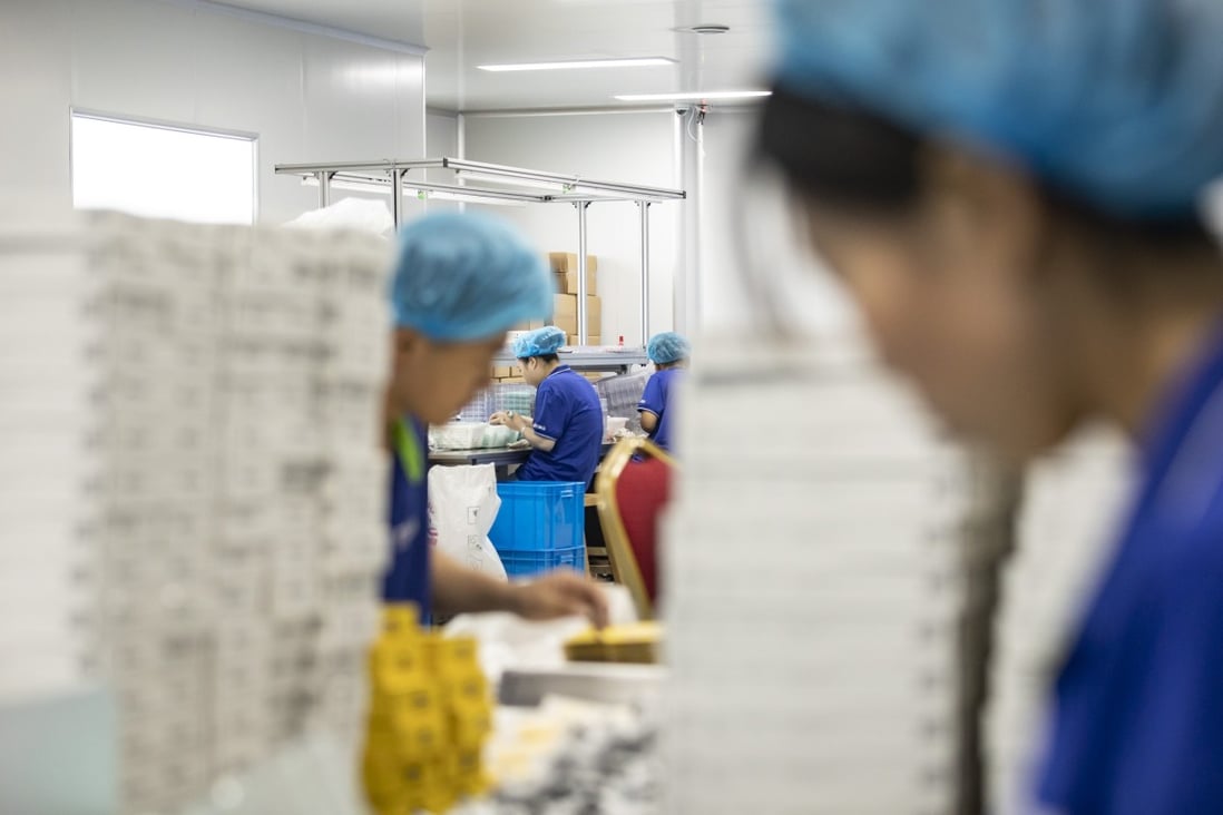 China’s official manufacturing purchasing managers’ index (PMI) was 51.5 for September, while the non-manufacturing PMI was 55.9. Photo: Bloomberg