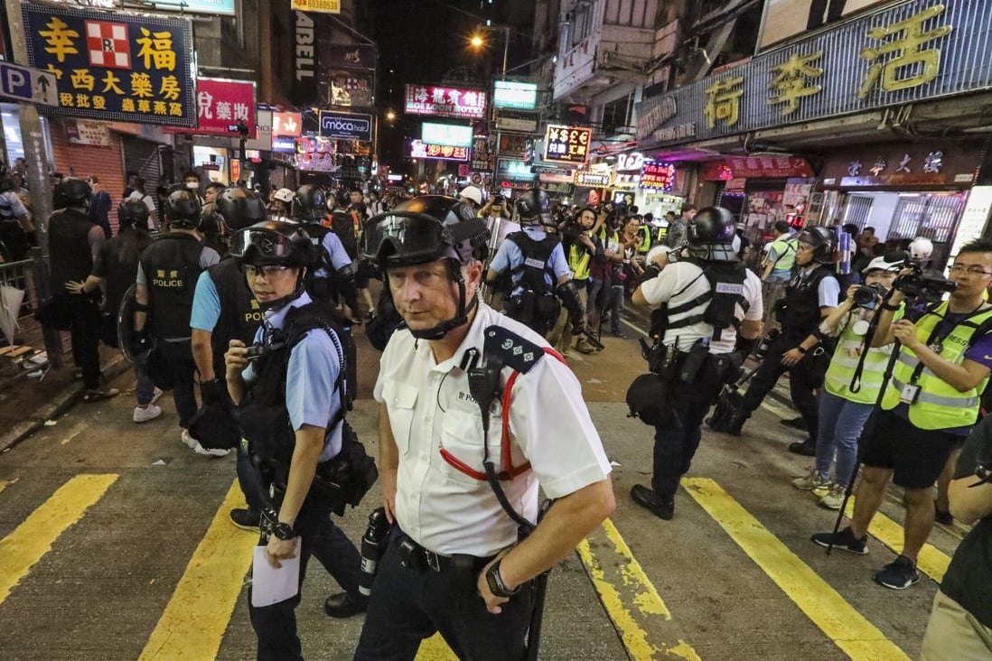 Rupert Dover was among police officers commended by the chief executive. Photo: Felix Wong