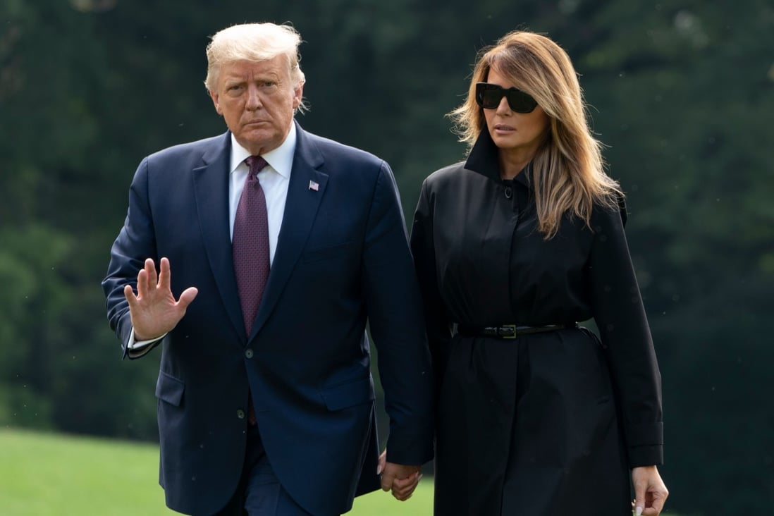 US President Donald Trump and first lady Melania Trump have both tested positive for Covid-19 and will quarantine at the White House. Photo: AFP