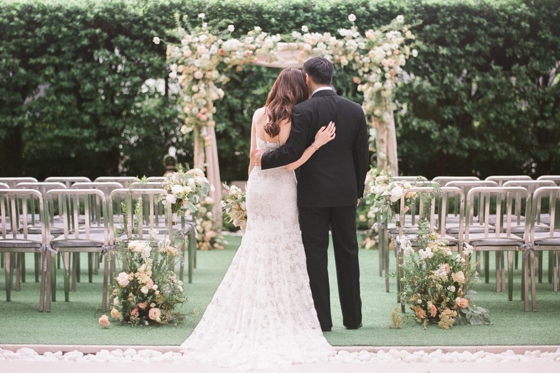 Social distancing and weddings don’t mix – many couples have had to postpone their marriage but others have shared their special day digitally. Photo: The Upper House