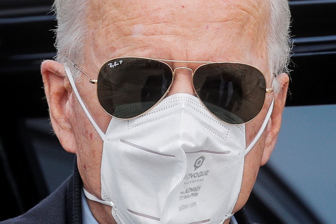 Democratic US presidential nominee Joe Biden tested negative for Covid-19 on Sunday. Photo: Reuters