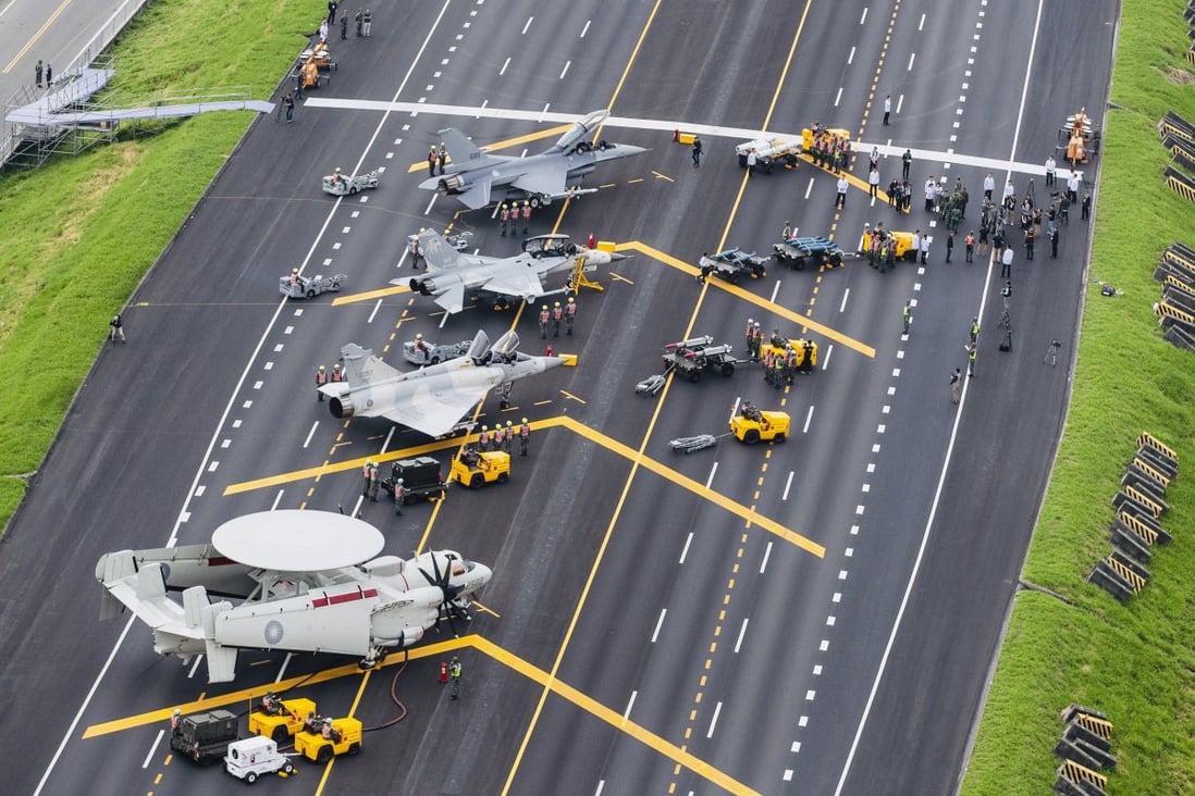 The 2020 US-Taiwan Defence Industry Conference is being held on Monday and Tuesday. US President Trump’s administration has approved seven major arms deals to Taiwan worth some US$13.2 billion in total. Photo: Military News Agency via AP