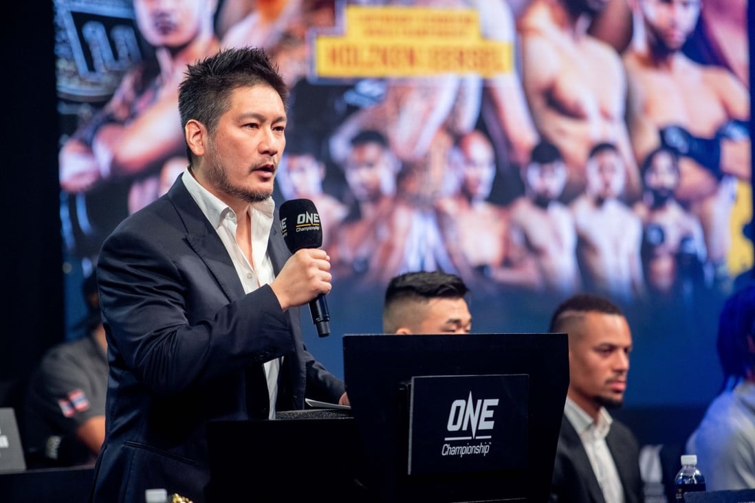 One CEO Chatri Sityodtong speaks to the press. Photo: One Championship