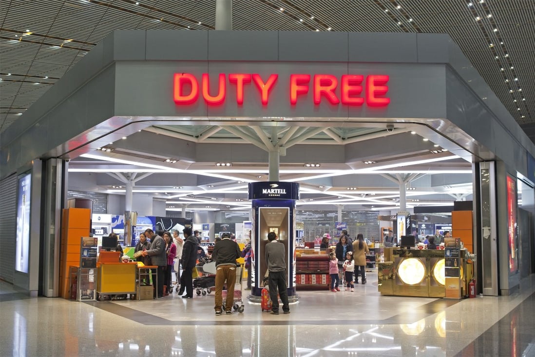 A duty free shop at Beijing Capital International Airport. Photo: Shutterstock