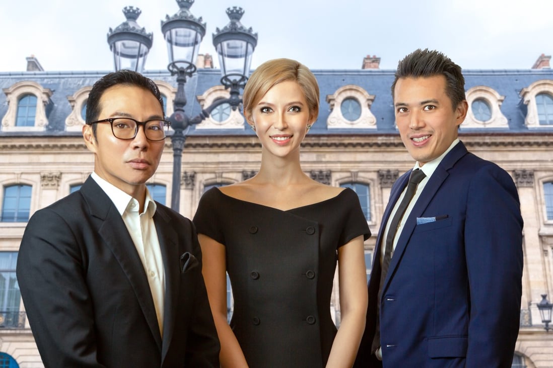 Bellagraph Nova Groups owners Terence Loh, Evangeline Shen and Nelson Loh. Photo: Handout
